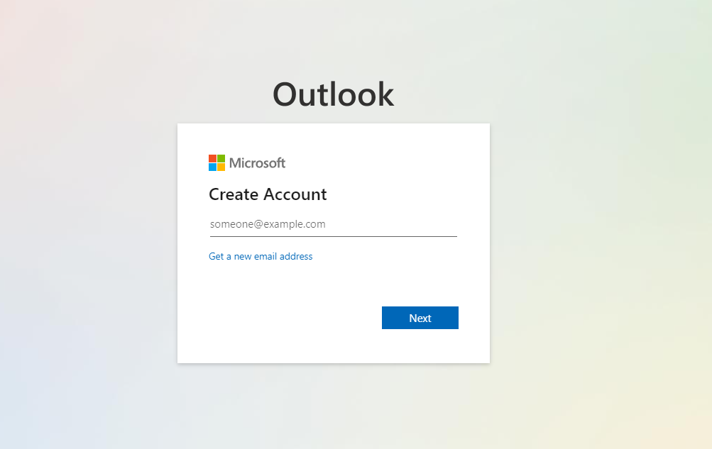 Outlook registration on desktop